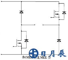 使用MOSFET的正激變換器和直流電機(jī)驅(qū)動(dòng)的不對稱全橋圖